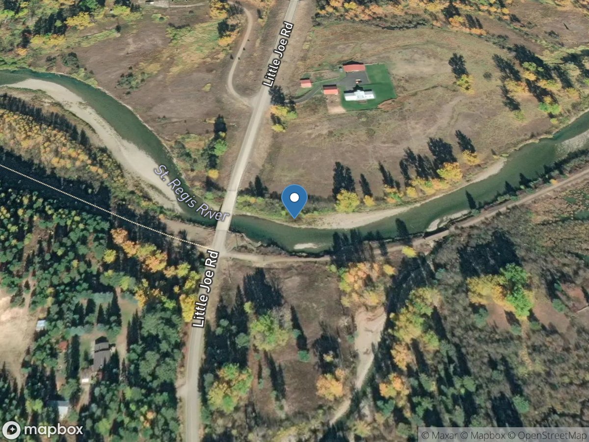 St. Regis River near St. Regis, MT location