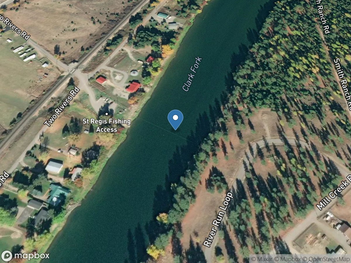 Clark Fork at St. Regis MT location