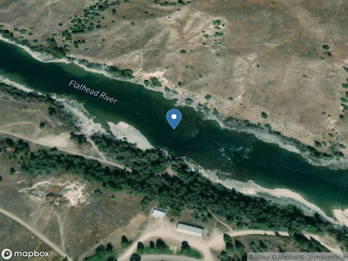 Flathead River near Polson MT location