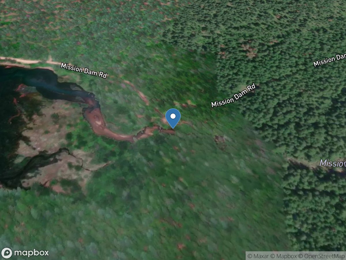 Mission Creek ab reservoir near St. Ignatius MT location