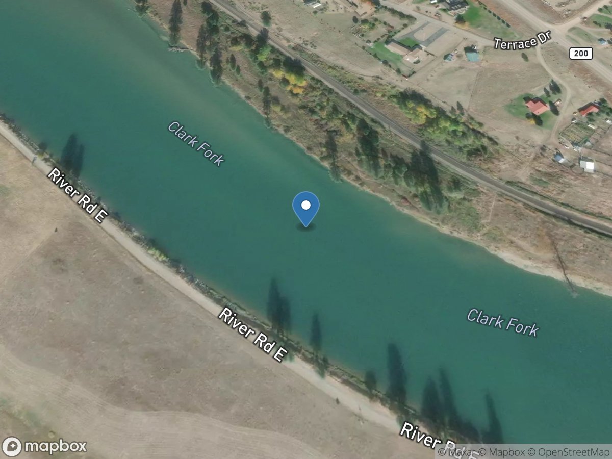 Clark Fork near Plains MT location