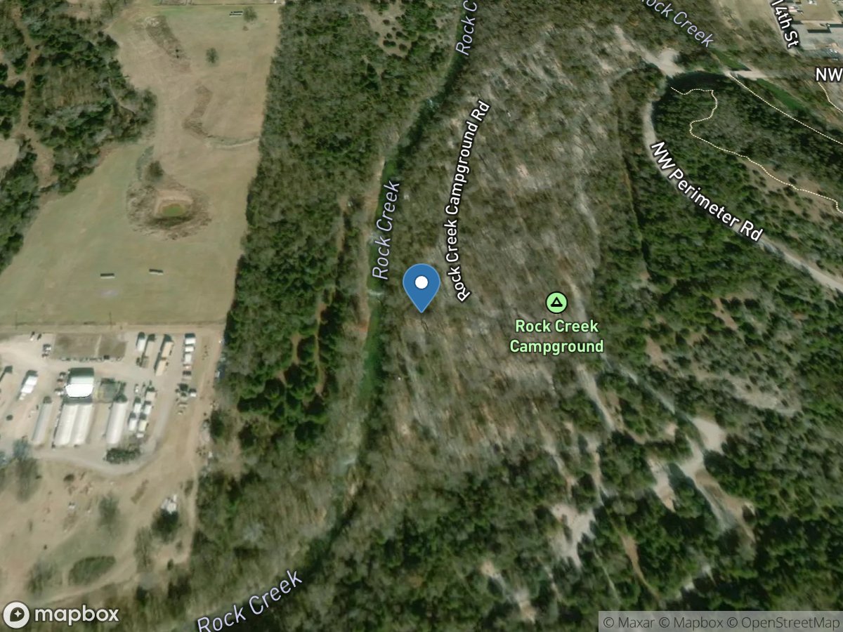 Rock Creek at Sulphur, OK location