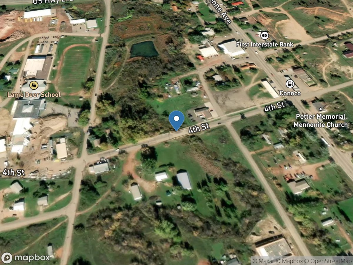 Lame Deer Creek at 4th Street, at Lame Deer, MT location