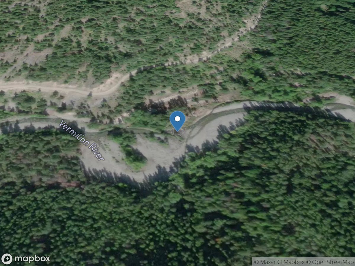 Vermilion River bl Sims Creek, near Trout Creek, MT location