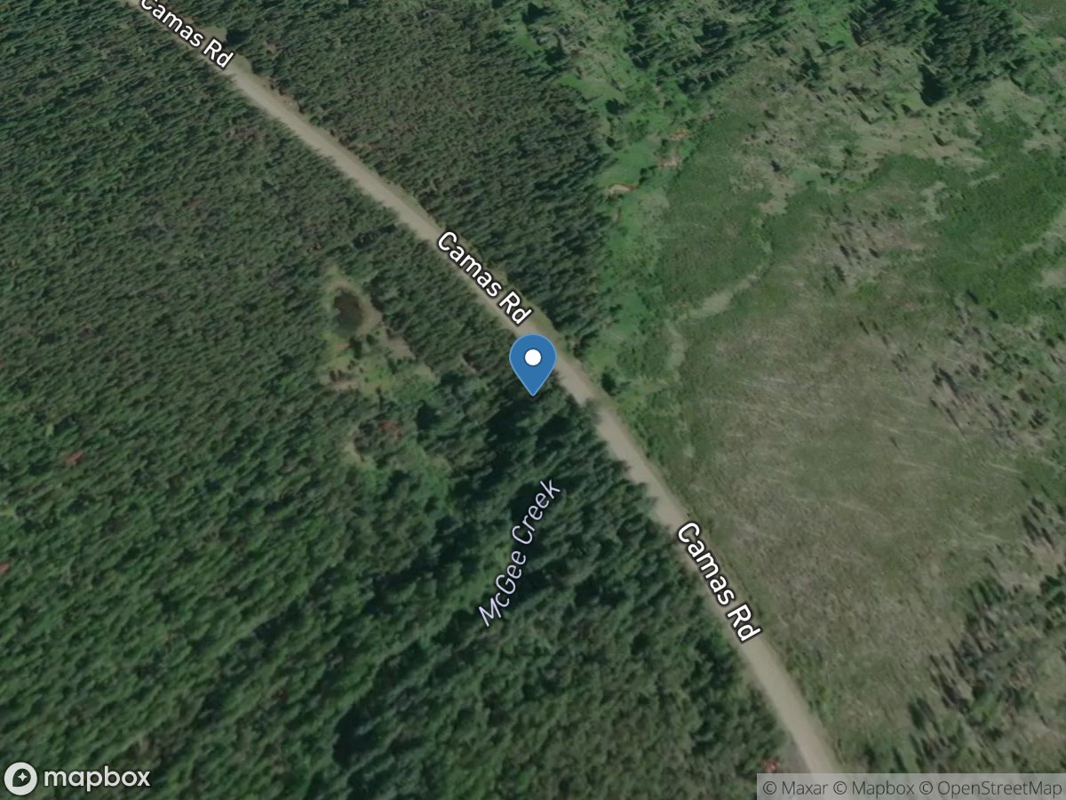 McGee Creek at Glacier Route 8, near Apgar, MT location