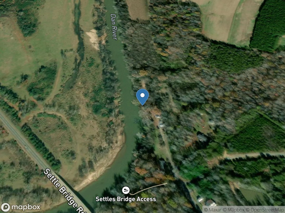 Dan River near Wentworth, NC location