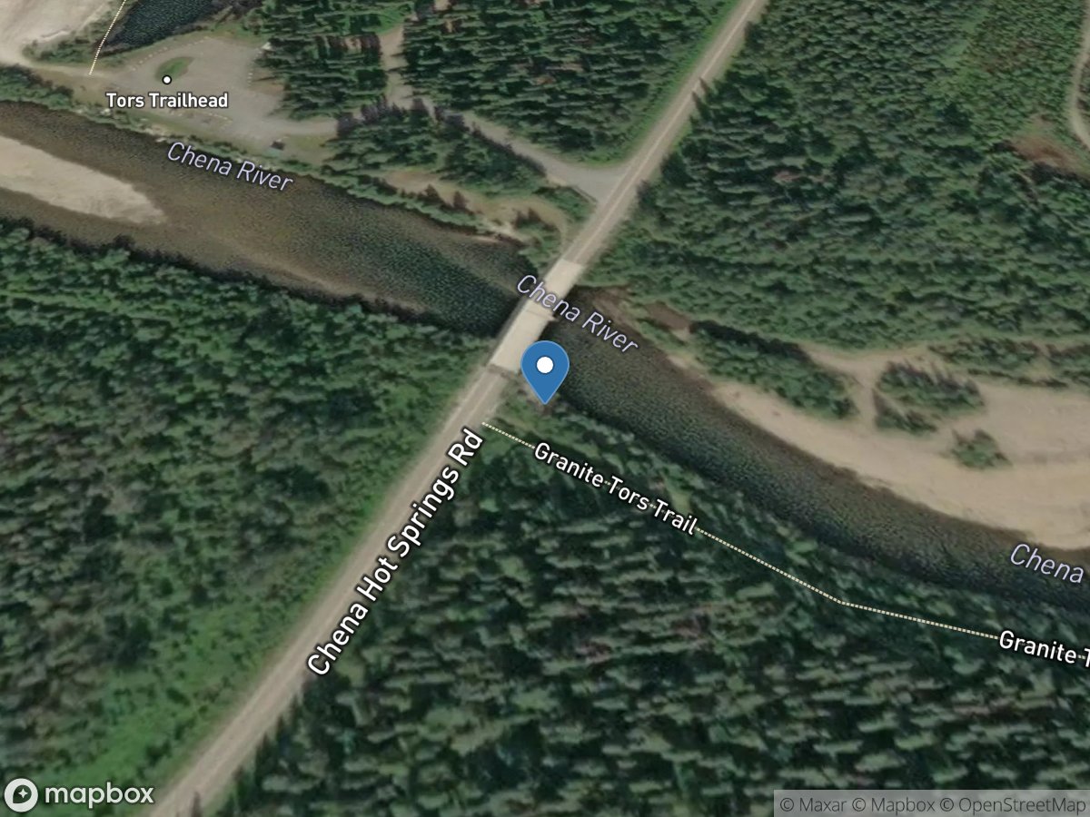 Chena River near Two Rivers AK location