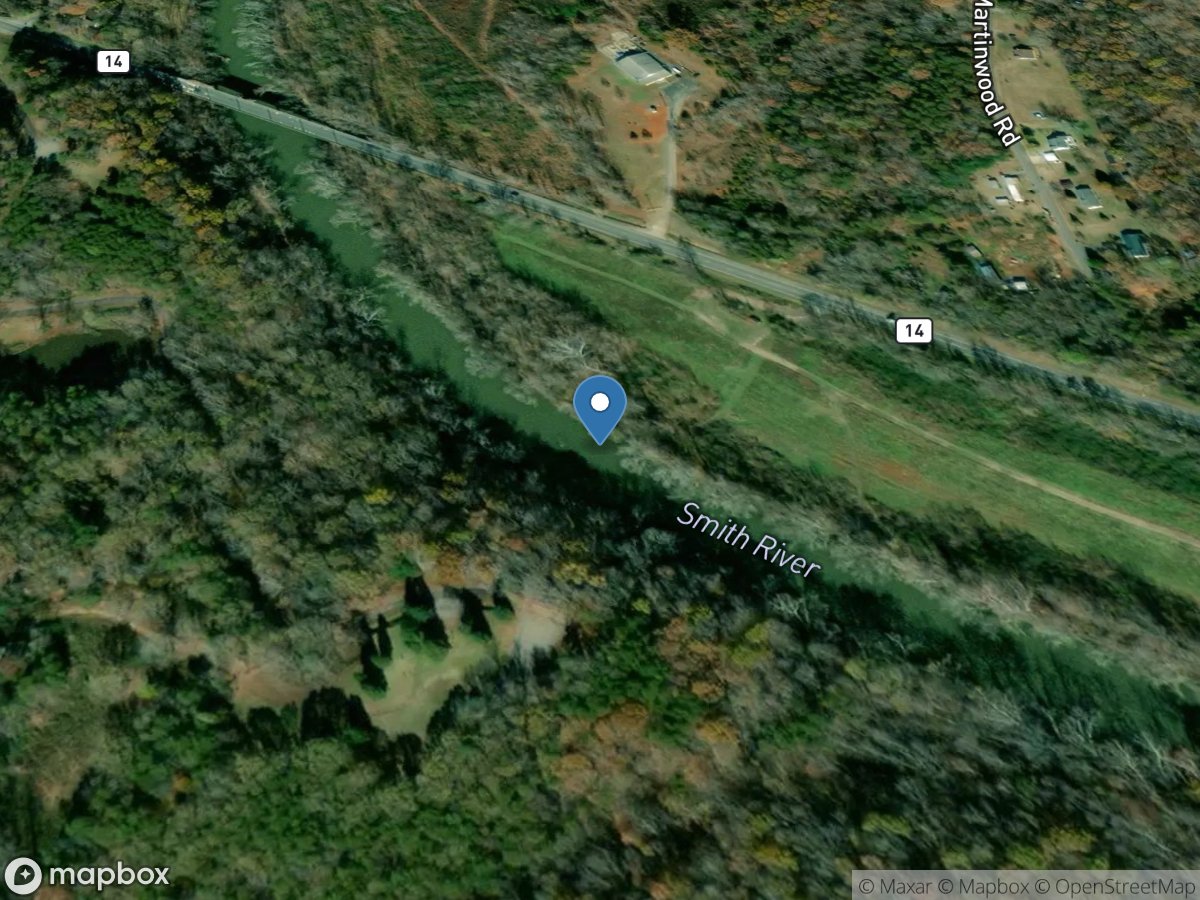 Smith River at Eden, NC location