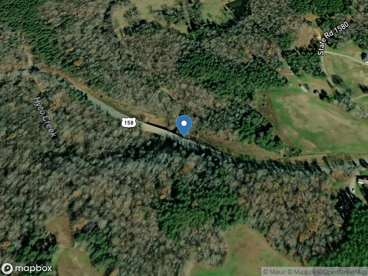 Hyco Creek near Leasburg, NC location