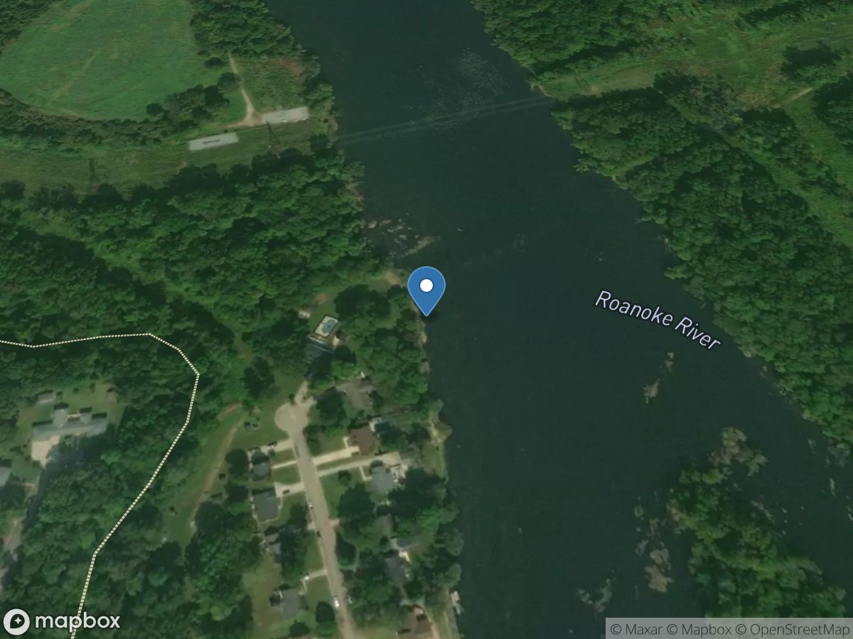 Roanoke River at Roanoke Rapids, NC location