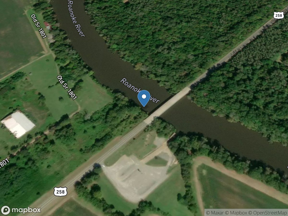 Roanoke River near Scotland Neck, NC location