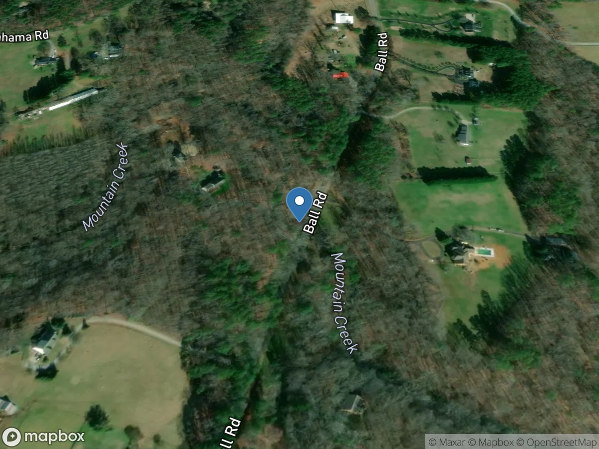 Mountain Creek at Sr1617 near Bahama, NC location