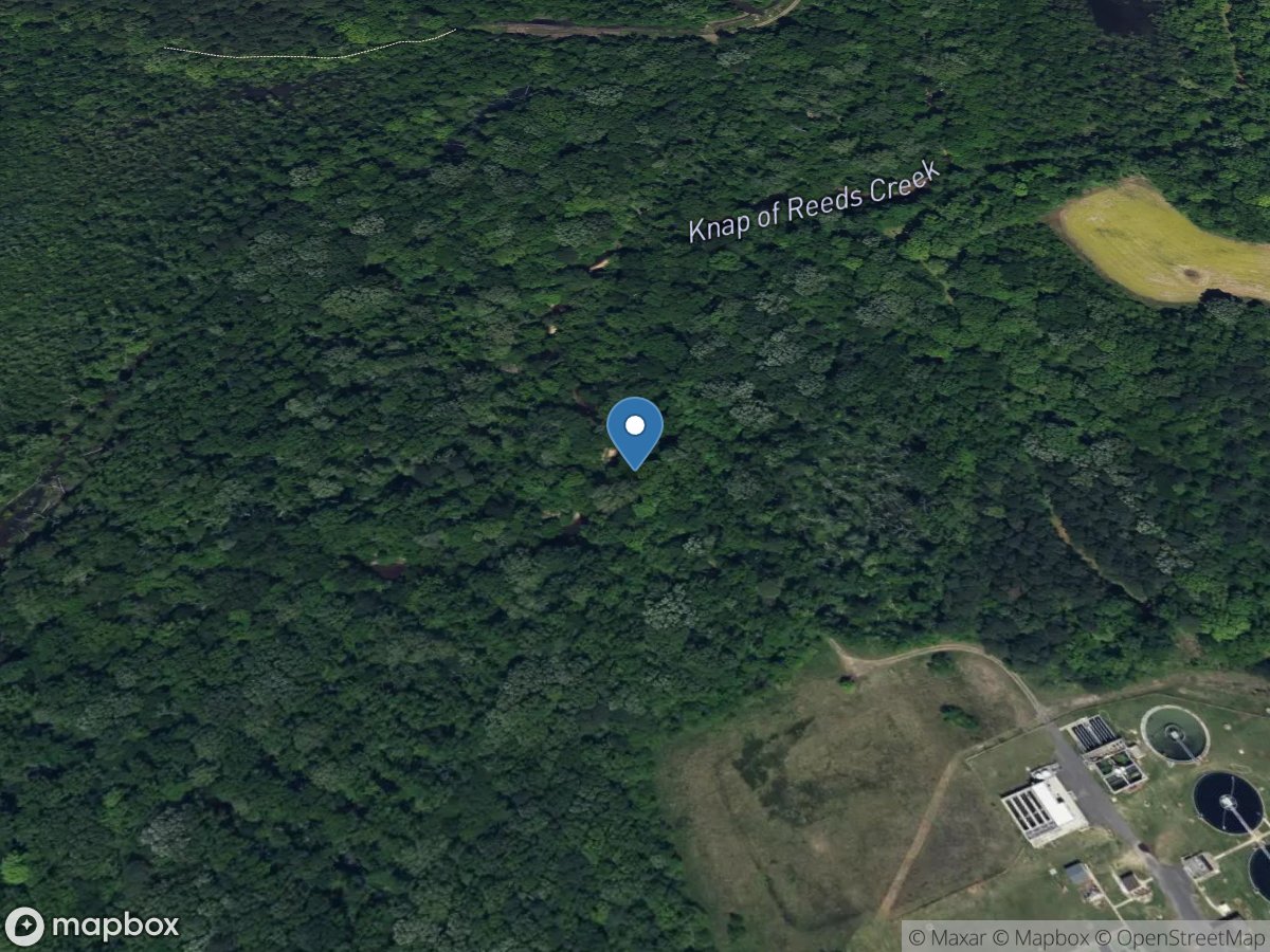 Knap of Reeds Creek near Butner, NC location