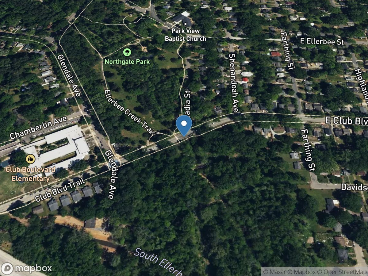 Ellerbe Creek at Club Boulevard at Durham, NC location