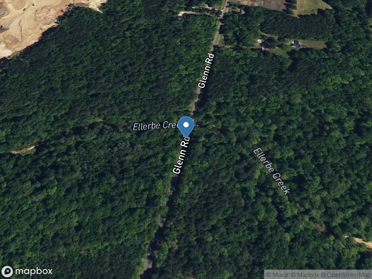 Ellerbe Creek near Gorman, NC location