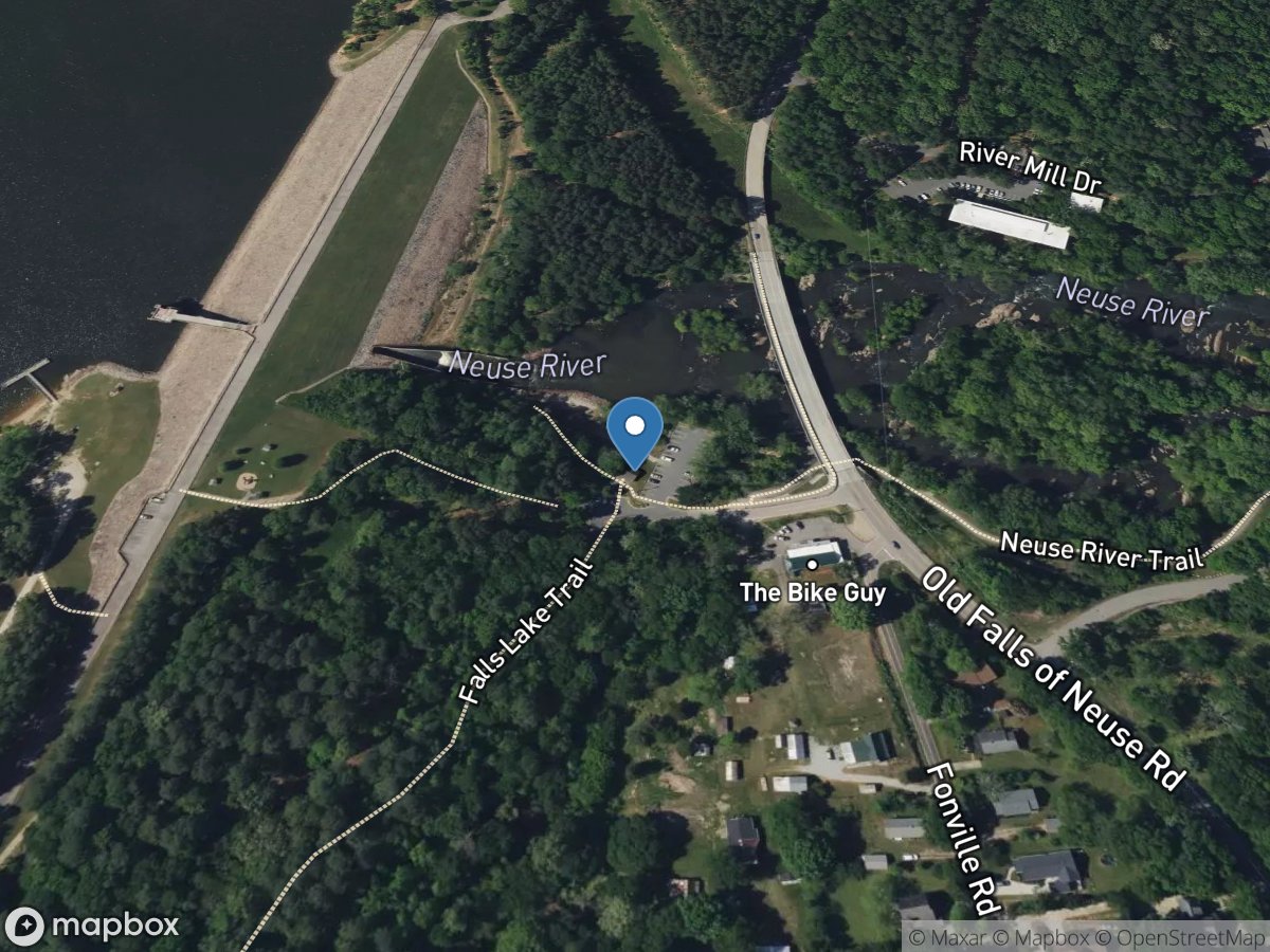 Neuse River near Falls, NC location