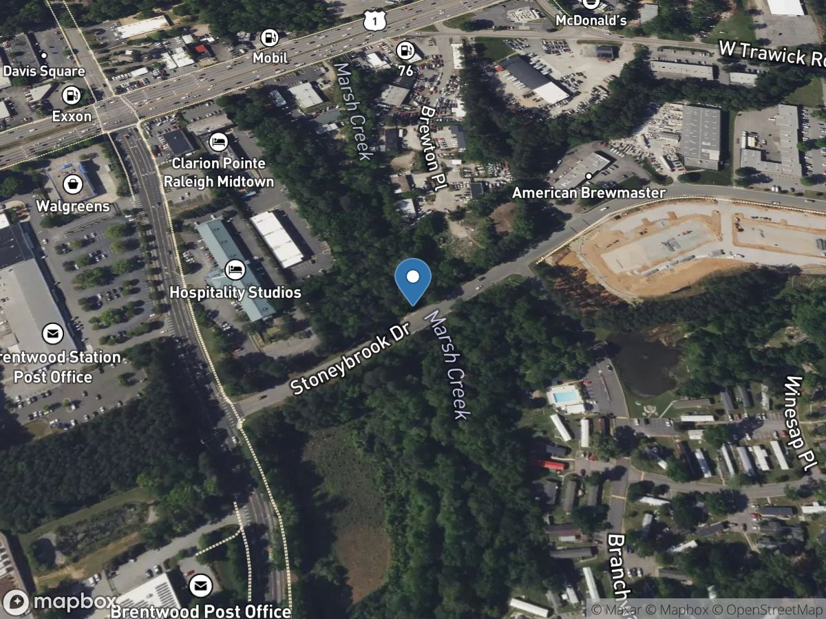 Marsh Creek near New Hope, NC location