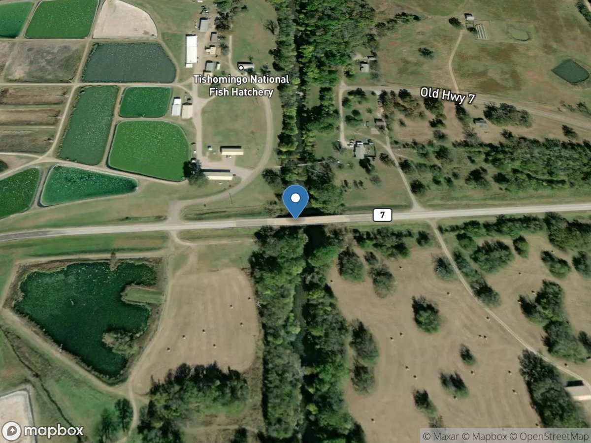 Pennington Creek near Reagan, OK location