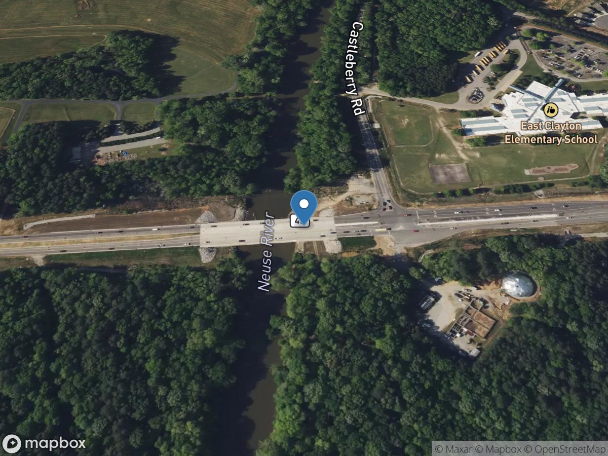 Neuse River near Clayton, NC location