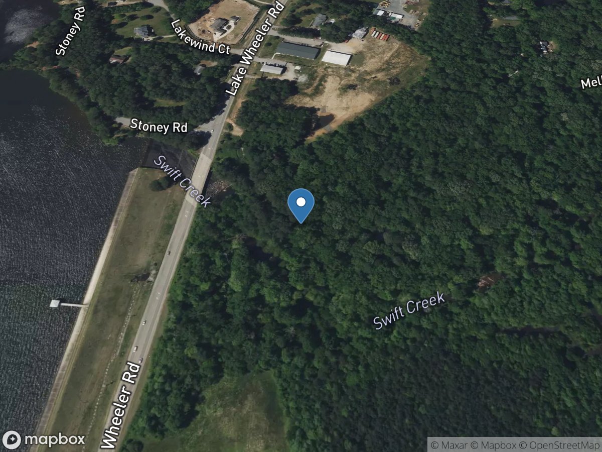 Swift Creek near McCullars Crossroads, NC location