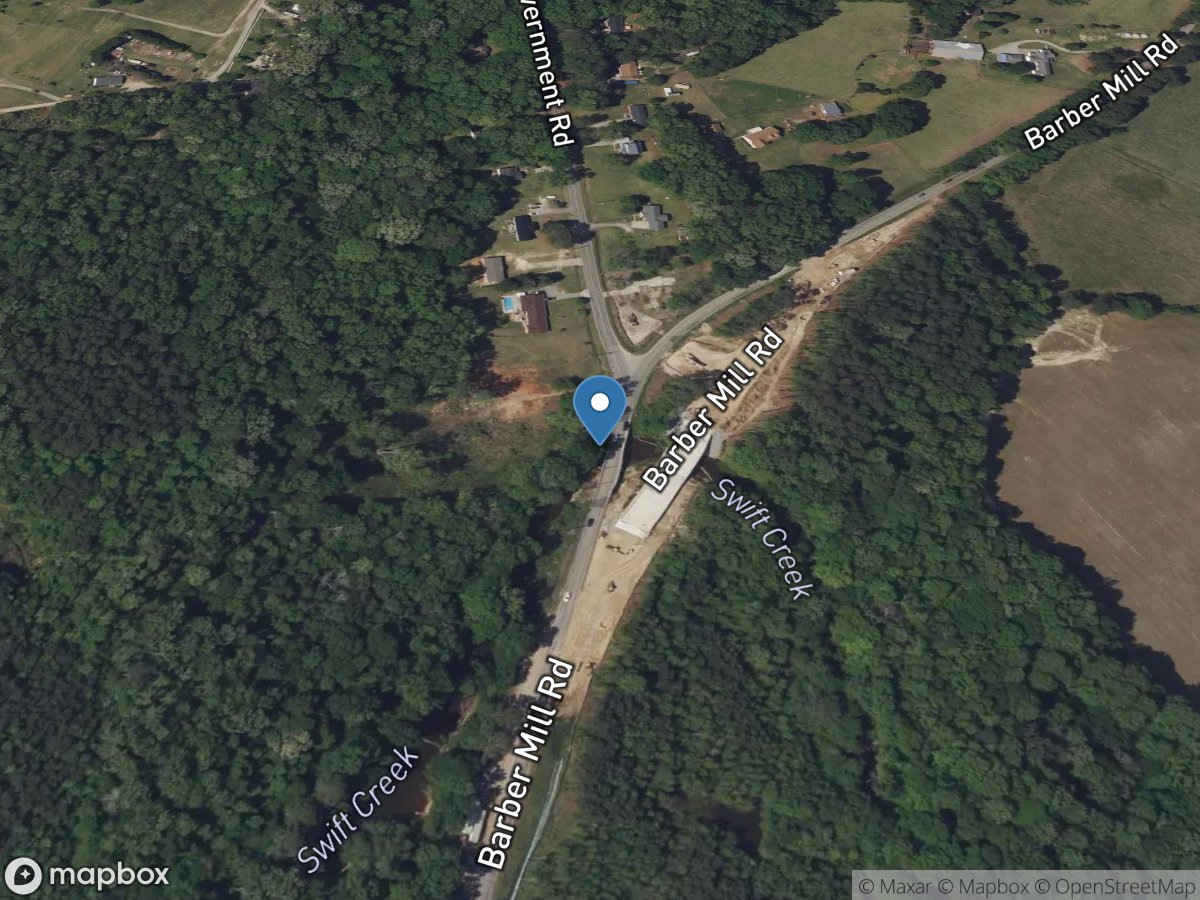 Swift Creek at Sr1555 near Clayton, NC location