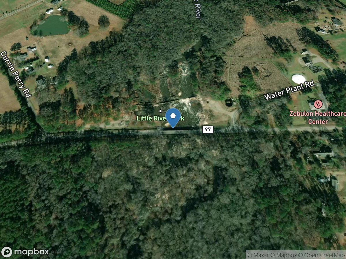 Little River near Zebulon, NC location