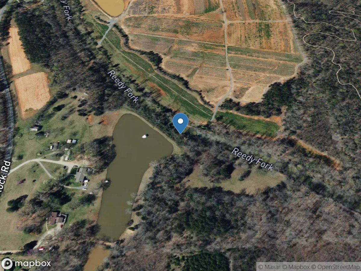 Reedy Fork near Gibsonville, NC location