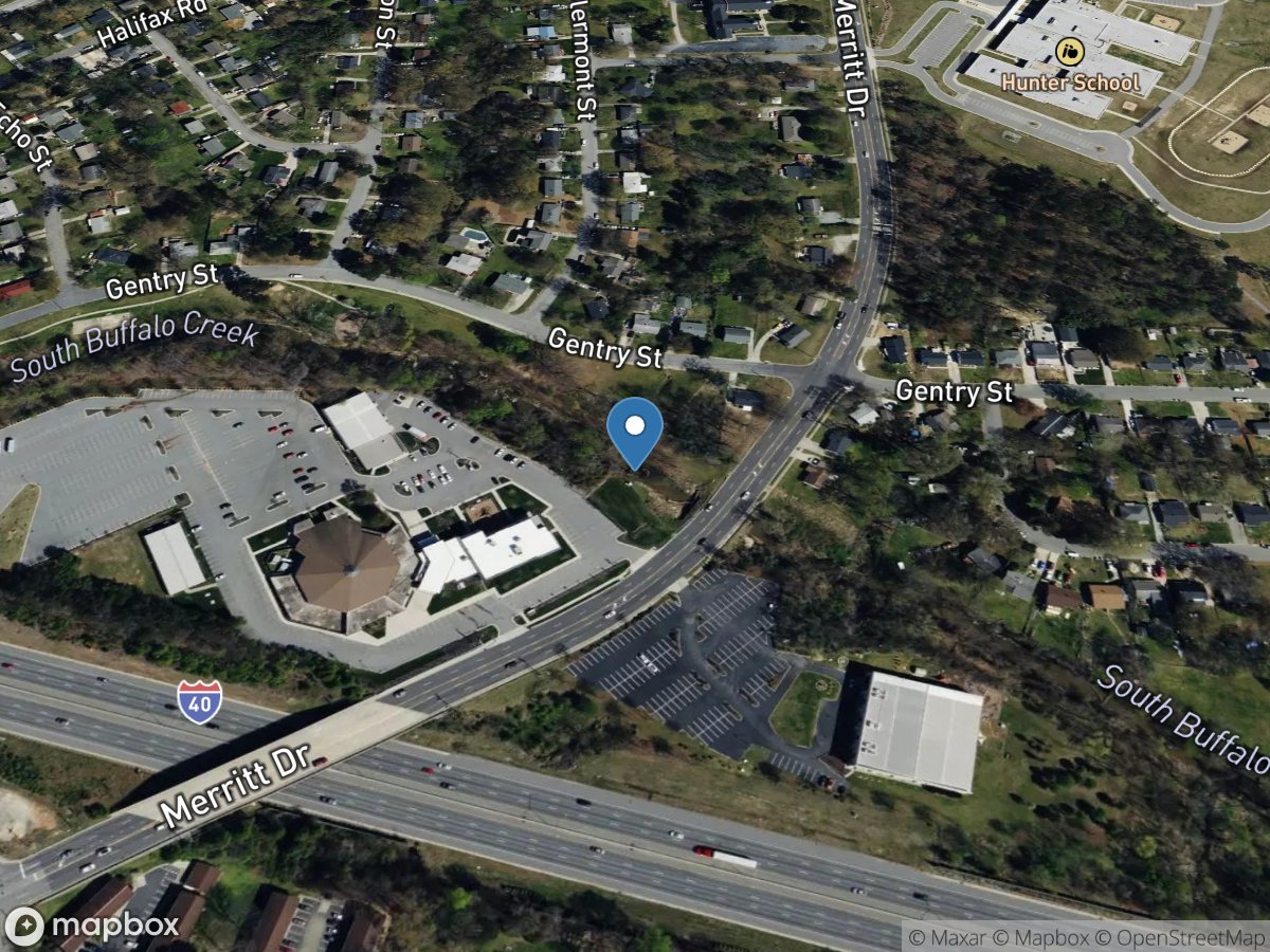 South Buffalo Creek near Pomona, NC location