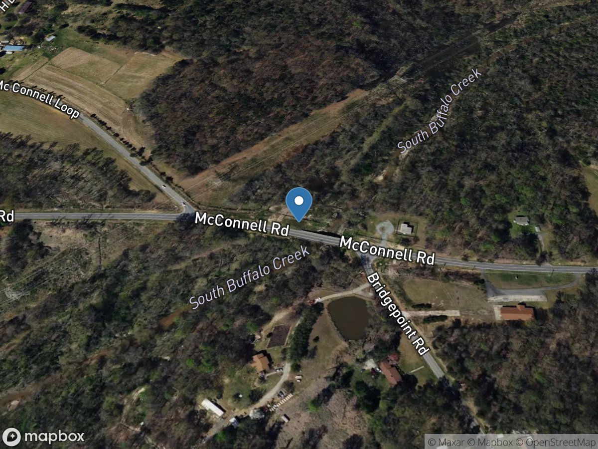 South Buffalo Creek near Greensboro, NC location