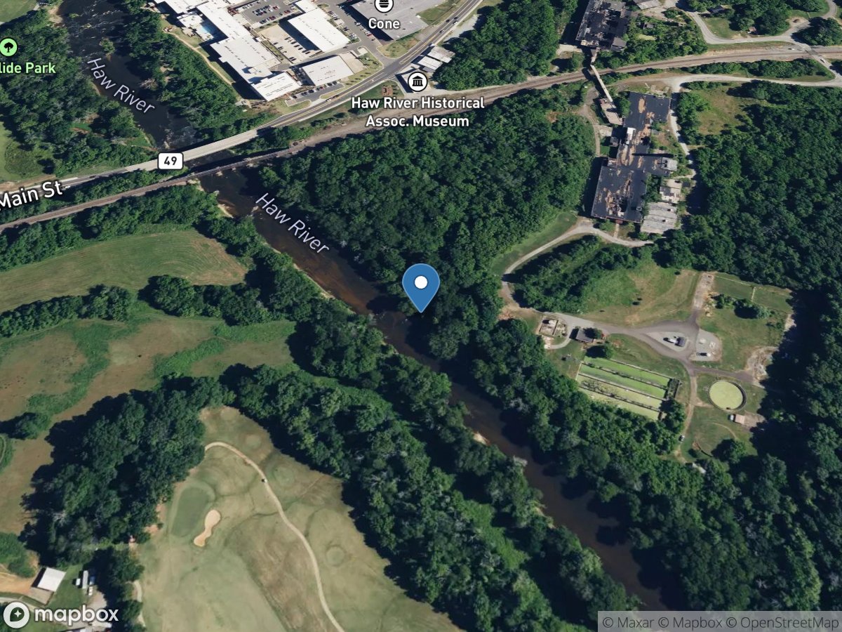 Haw River at Haw River, NC location