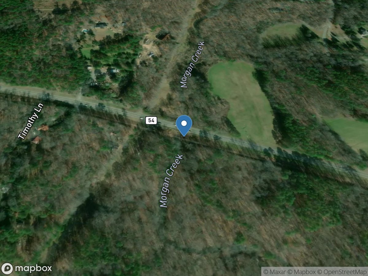 Morgan Creek near White Cross, NC location