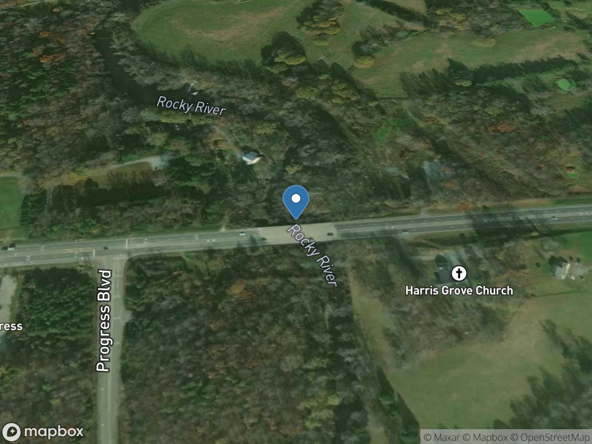 Rocky River at US 64 near Siler City, NC location