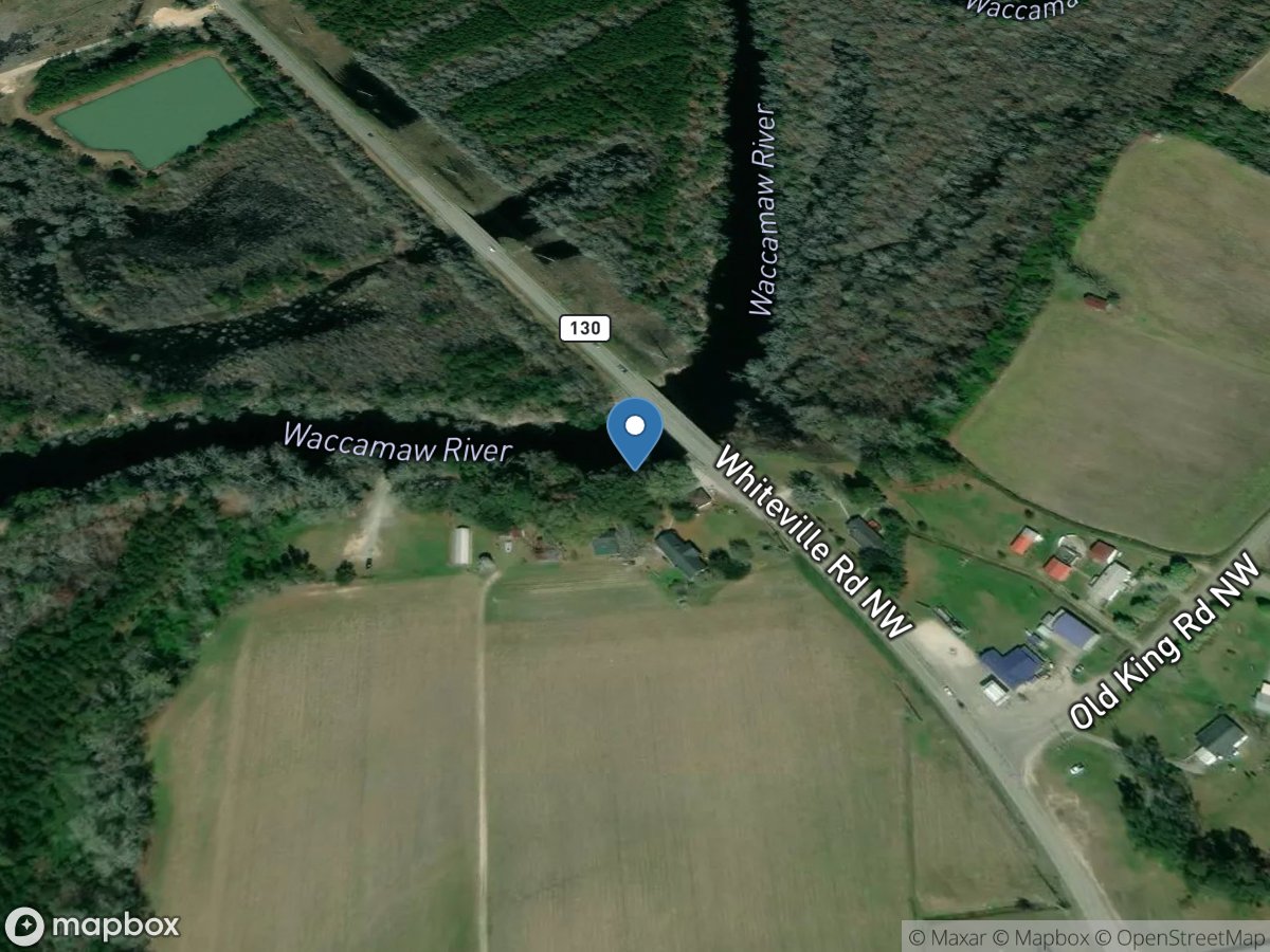 Waccamaw River at Freeland, NC location