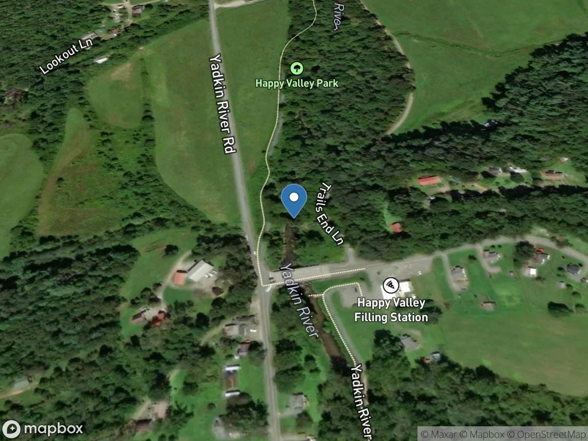 Yadkin River at Patterson, NC location