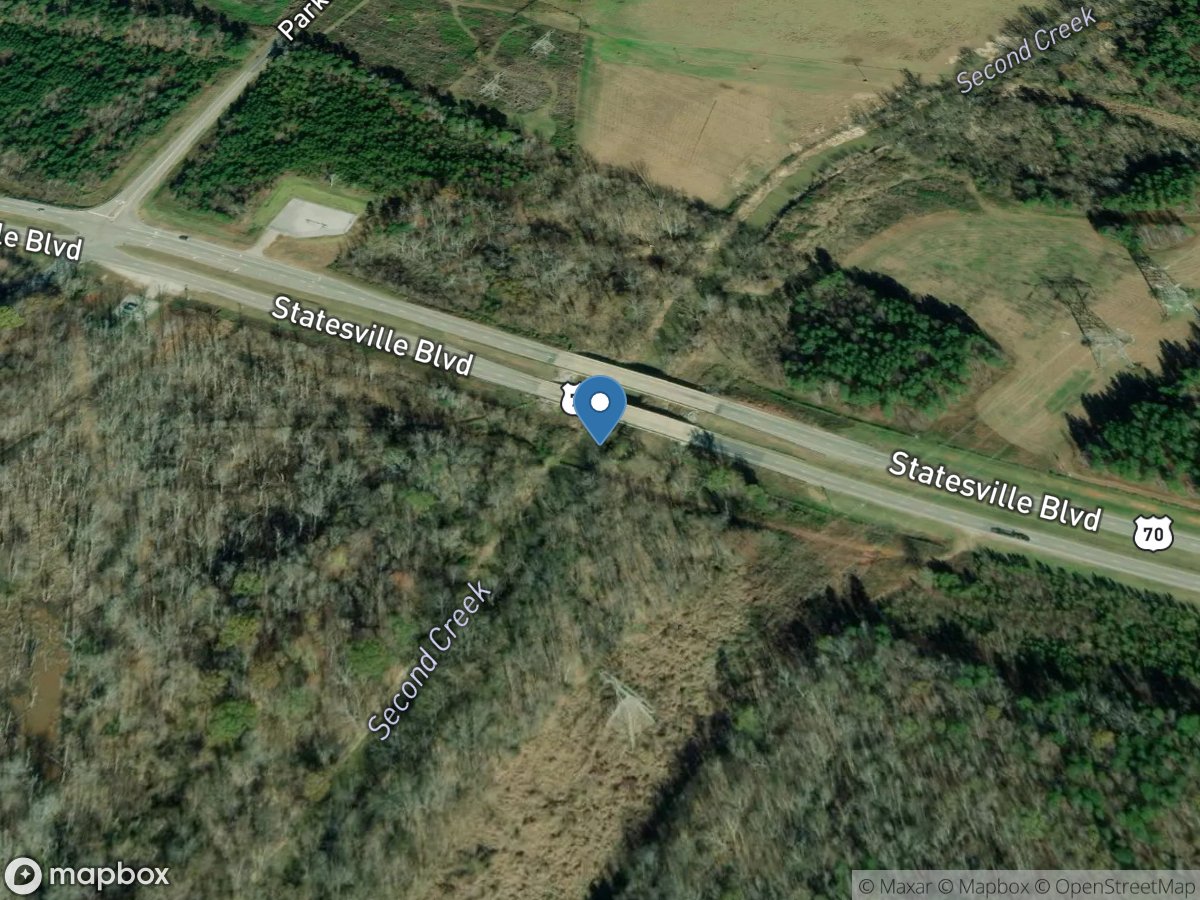 Second Creek near Barber, NC location