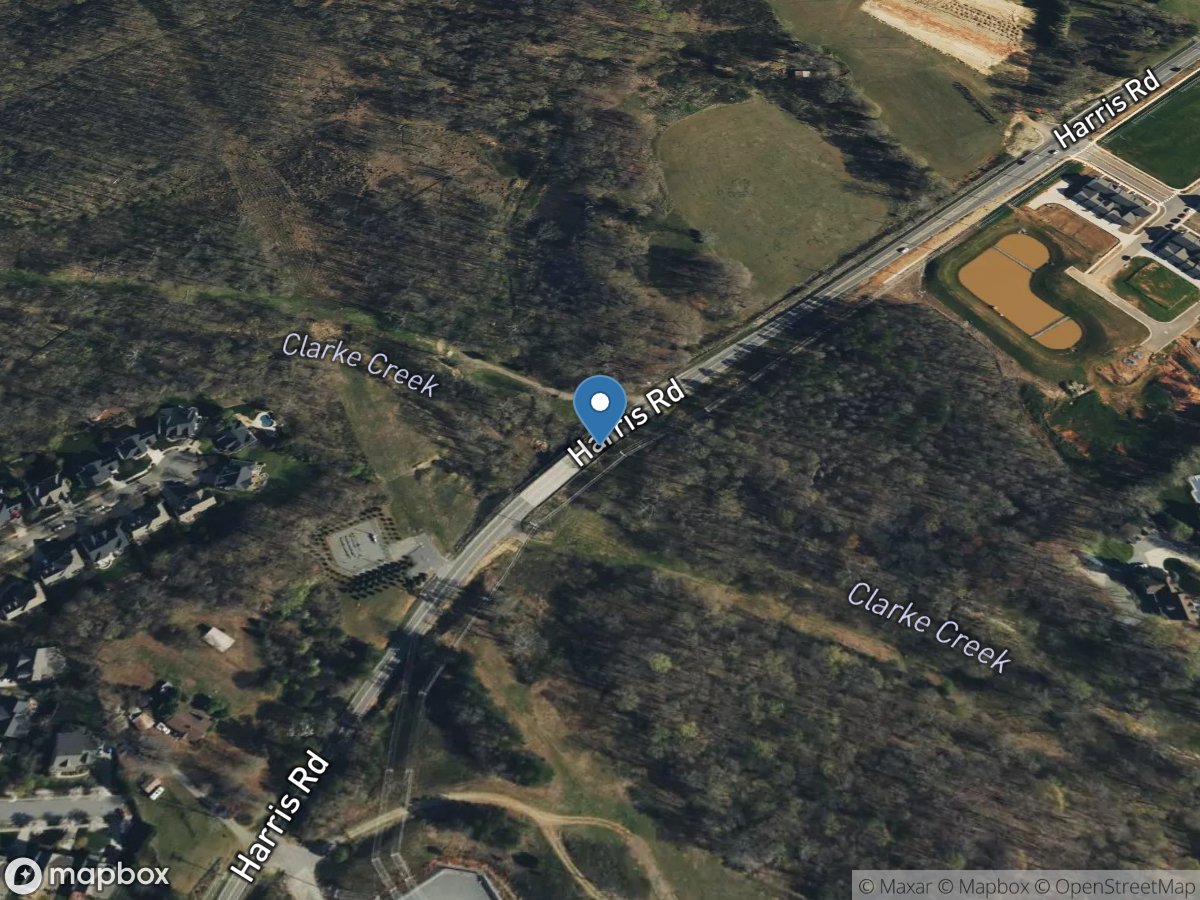 Clarke Creek near Harrisburg, NC location