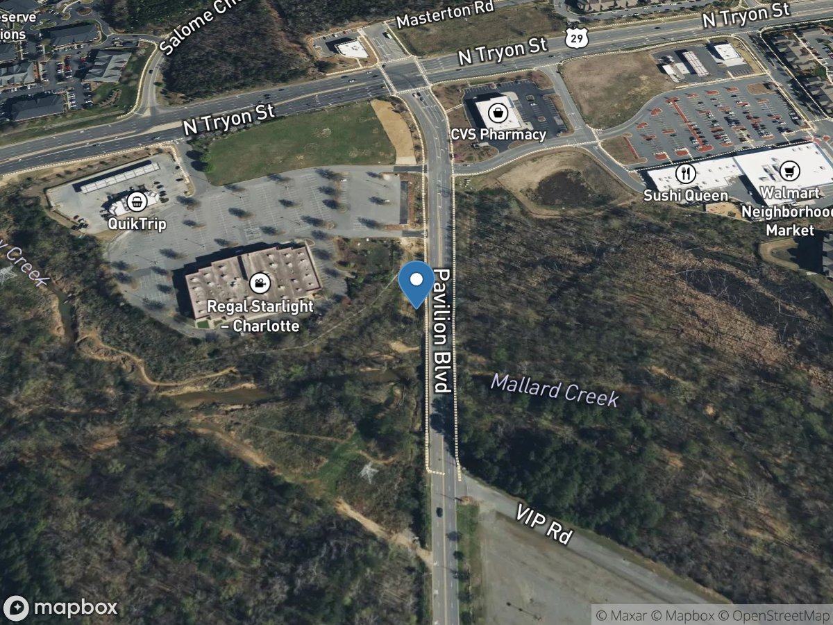 MALLARD Creek Below STONY Creek Near HARRISBURG, NC location