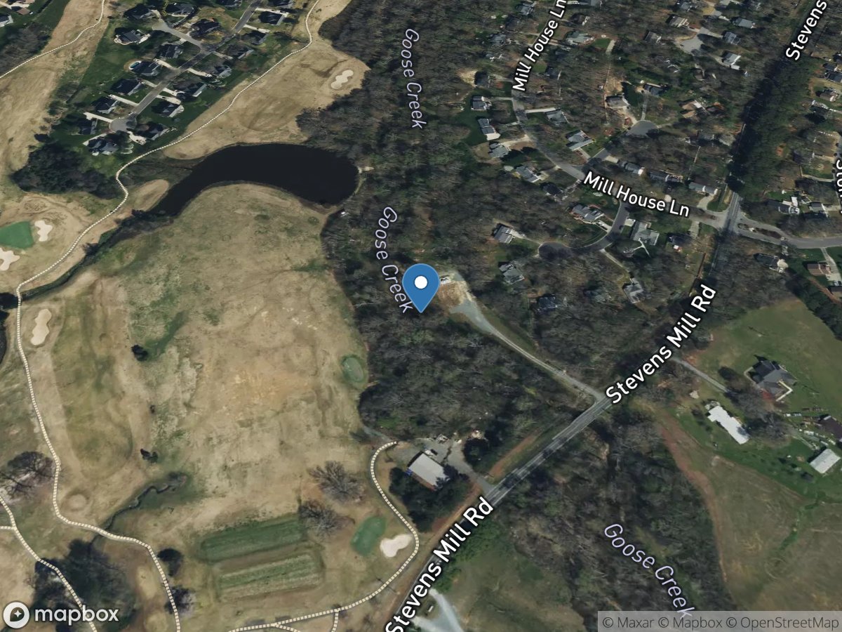 Goose Creek at Sr1524 near Indian Trail, NC location