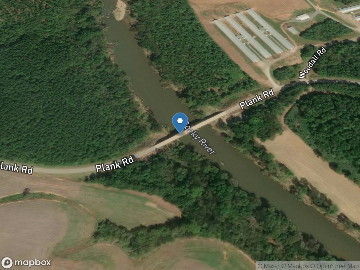 Rocky River near Norwood, NC location