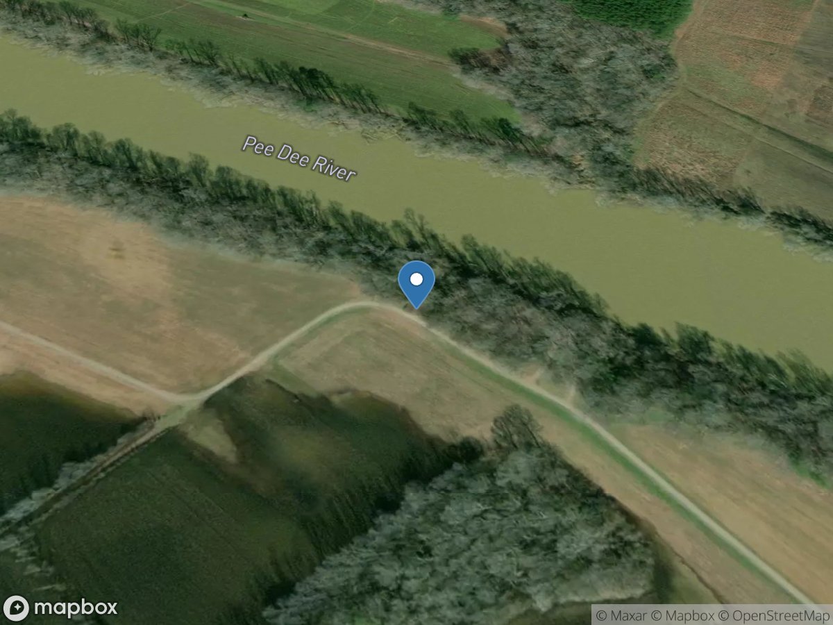 Pee Dee River at Pee Dee Refuge near Ansonville, NC location