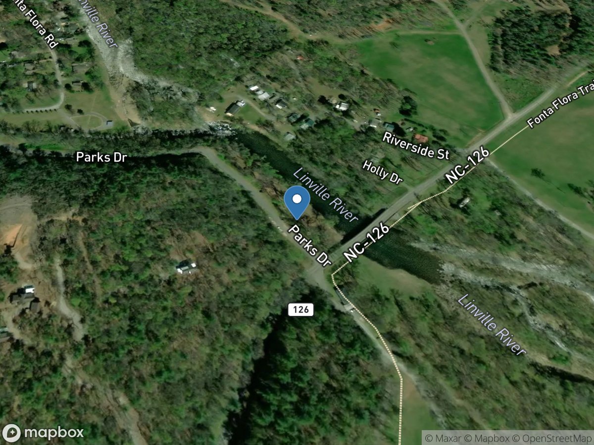 Linville River near Nebo, NC location