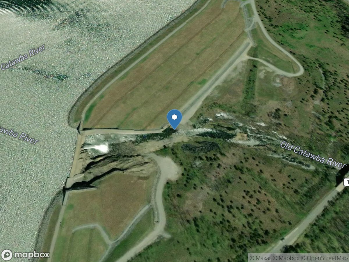 Old Catawba River below Catawba DAM near Bridgewater, NC location