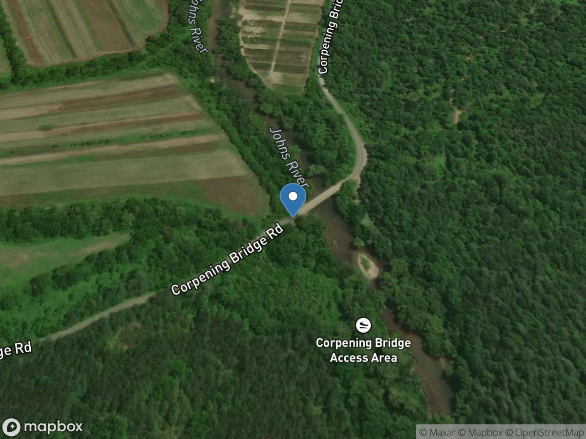 Johns River at Arneys Store, NC location