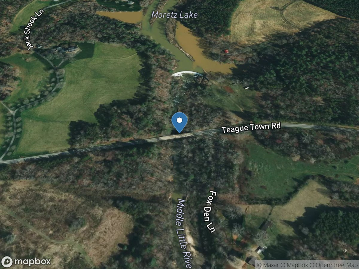 Middle Little River at Moretz DAM near Bethlehem, NC location