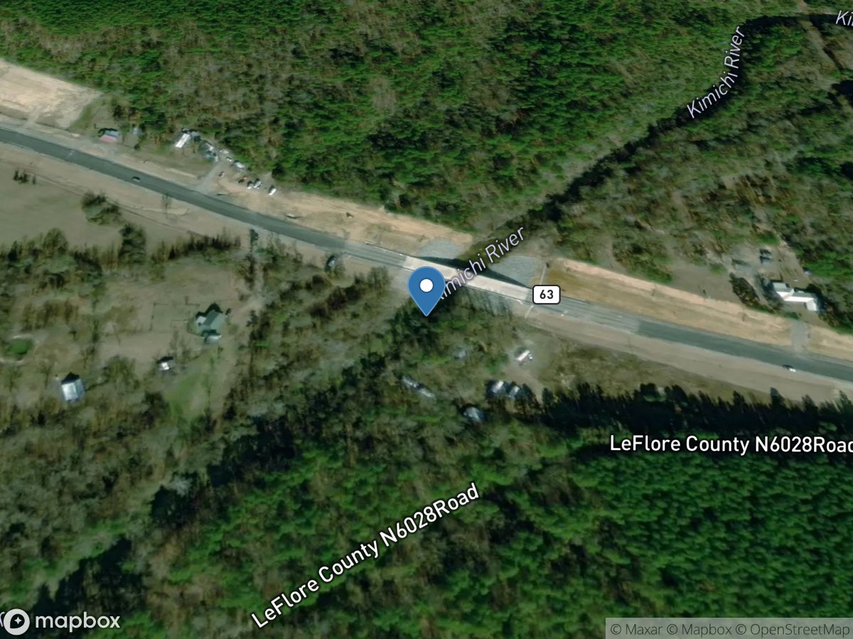 Kiamichi River near Big Cedar, OK location