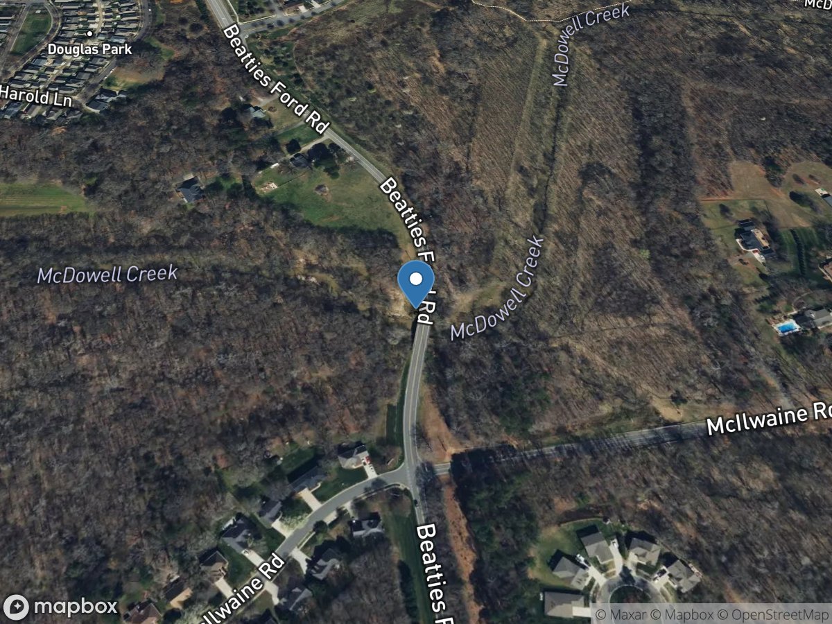 McDowell Creek near Charlotte, NC Csw10 location