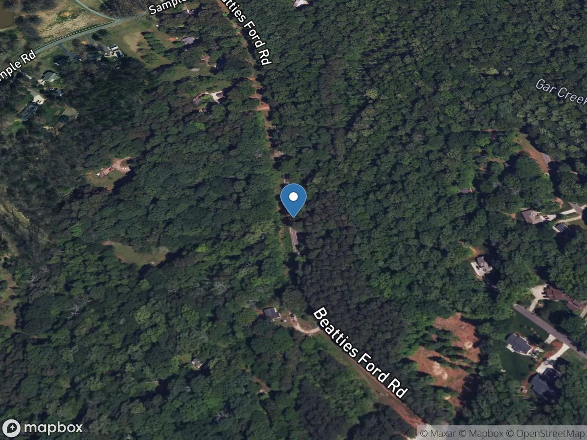 Gar Creek at Sr2074 near Croft, NC location