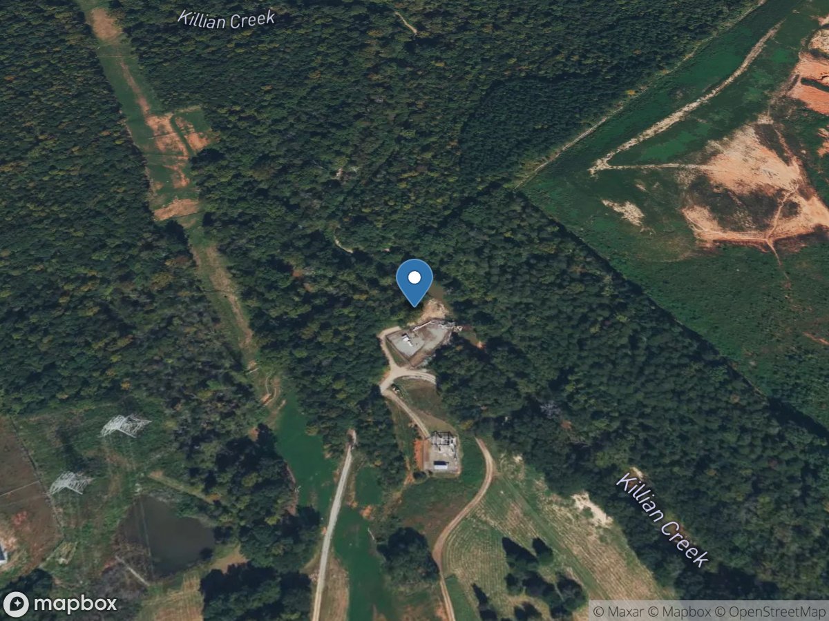 Killian Creek near Mariposa, NC location