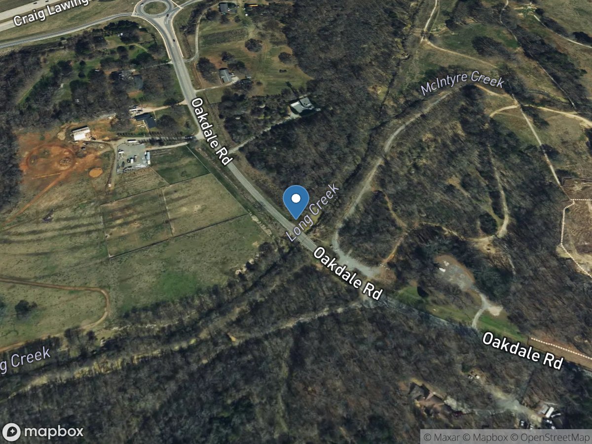 Long Creek near Paw Creek, NC location