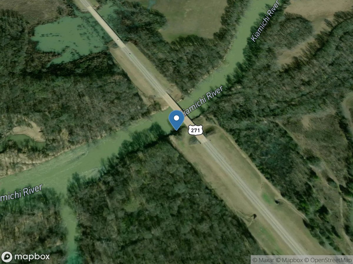 Kiamichi River near Clayton, OK location